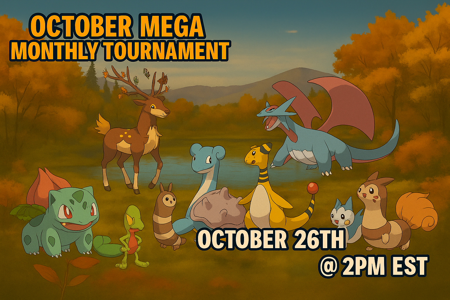🍂October - Mega Monthly Tournament! 🍂